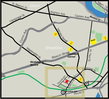 Local Map with Restaurants
